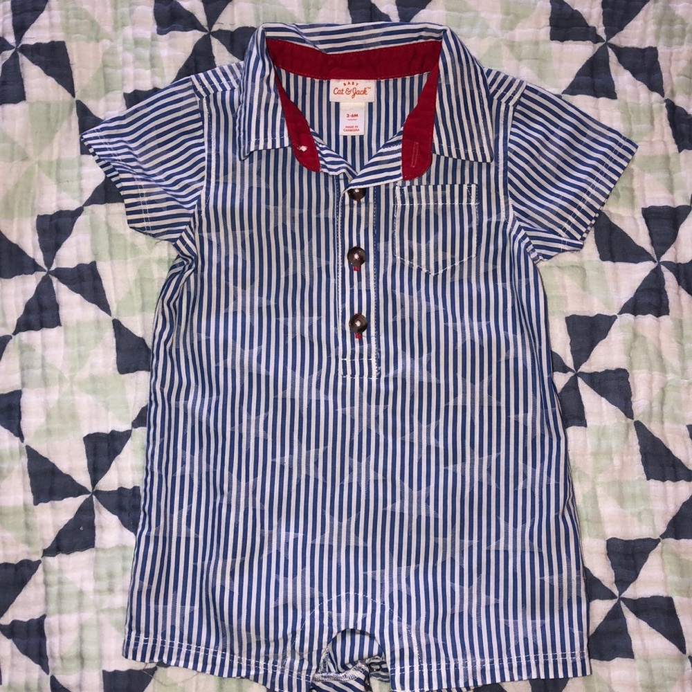 Cat and Jack, 3-6 month patriotic outfit, baby boy